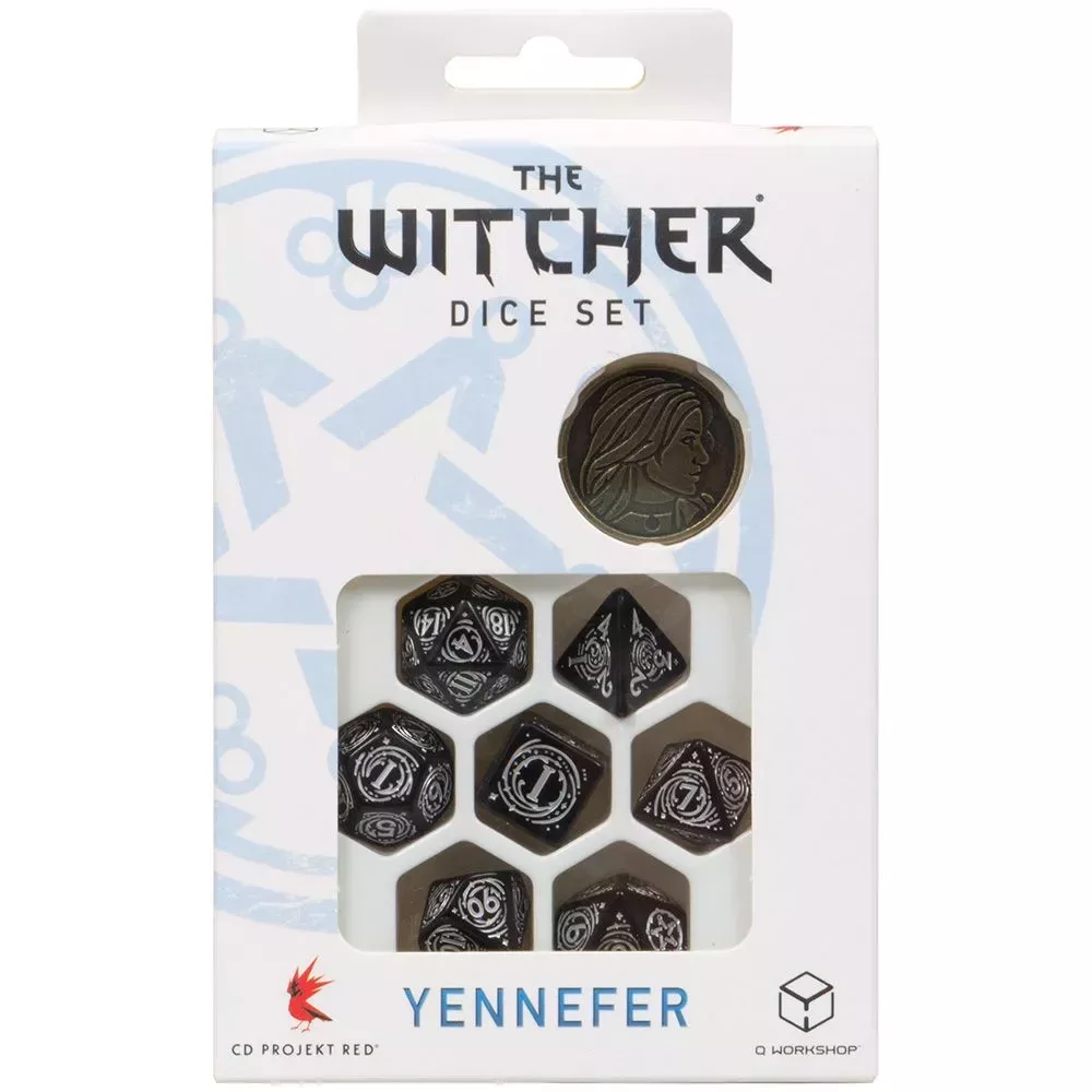 Набор кубиков The Witcher: Yennefer – The Obsidian Star, 7 шт.